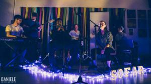 Performing with Pangolin at Sofar Oxford, March 2018. Photo by Danieleph (www.facebook.com/danielephofficial)